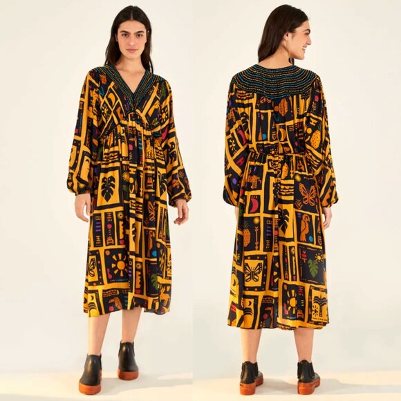 FARM Rio Tropical Icons Midi Dress - Picture 3 of 16